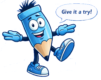 Pickytic pencil mascot